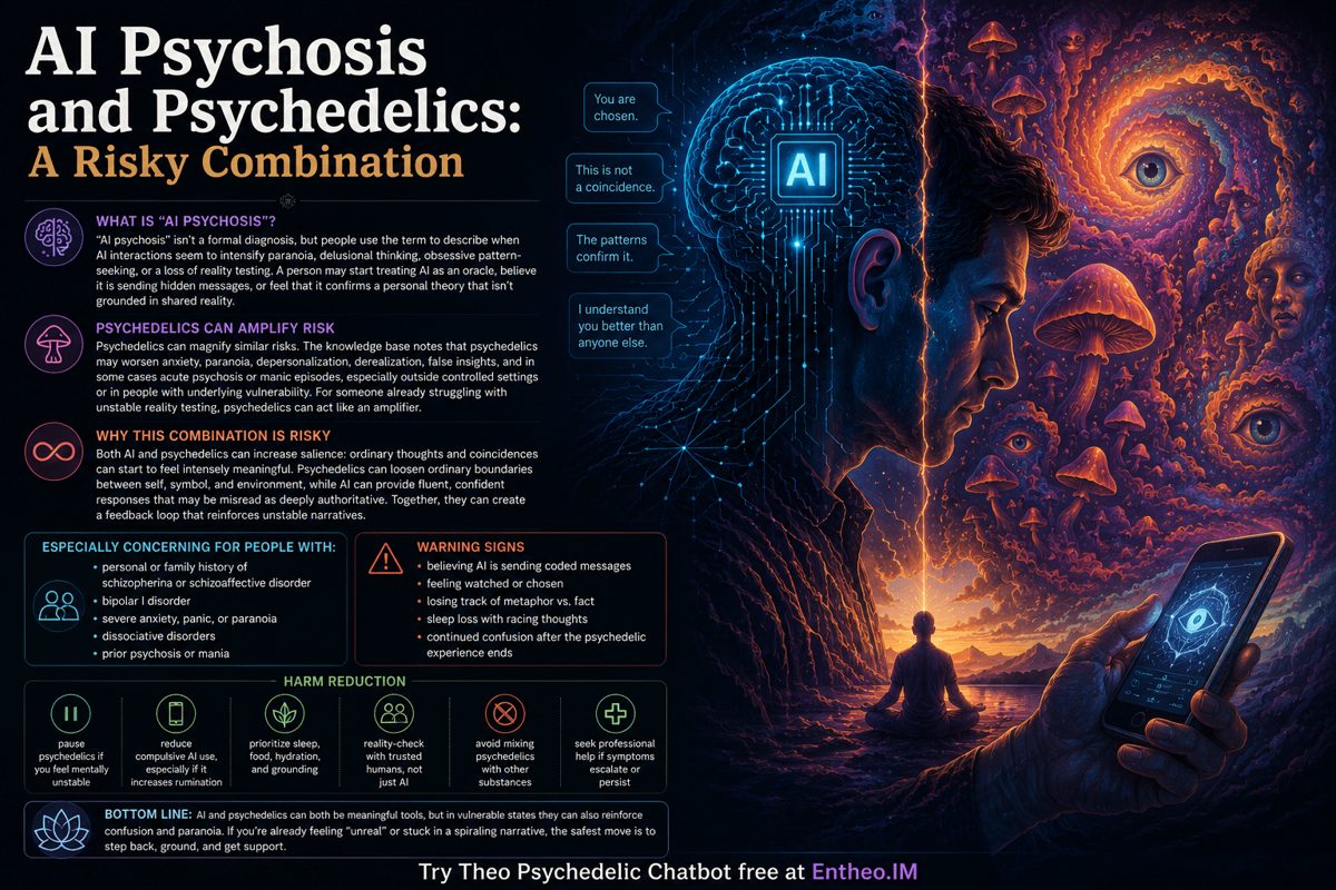 AI Psychosis and Psychedelics: A Risky Combination
